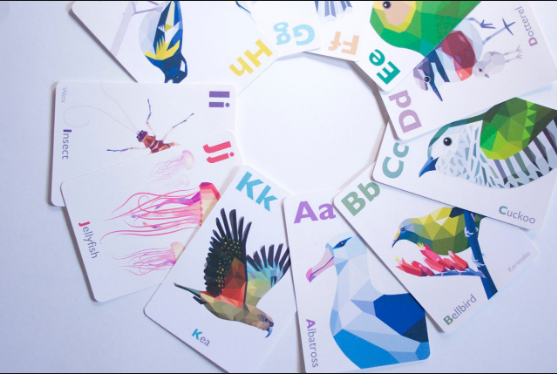 alphabet learning cards